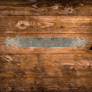 Romanesque Iron Straight Strap - Old West Iron
