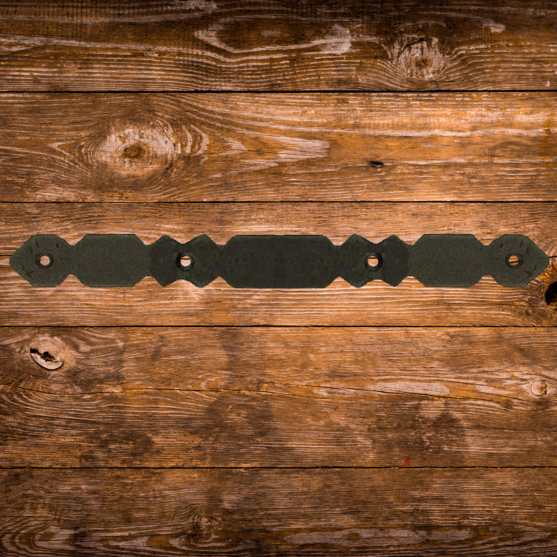 Art Deco Iron Straight Strap