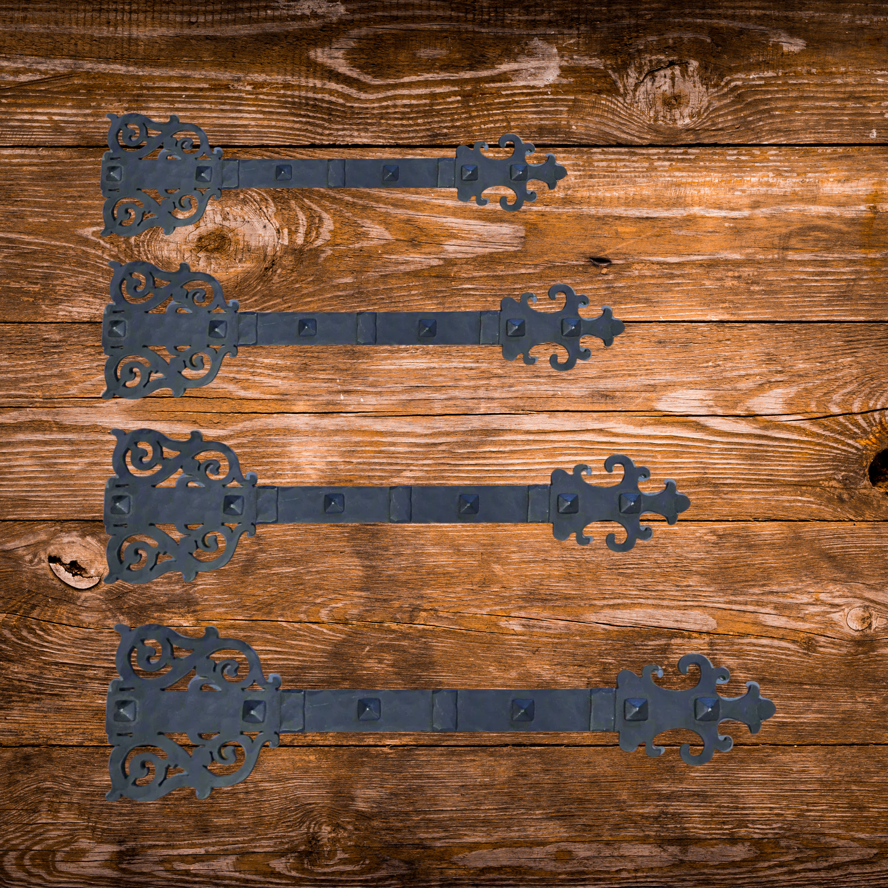 Gothic Cathedral Iron Faux Hinge Strap