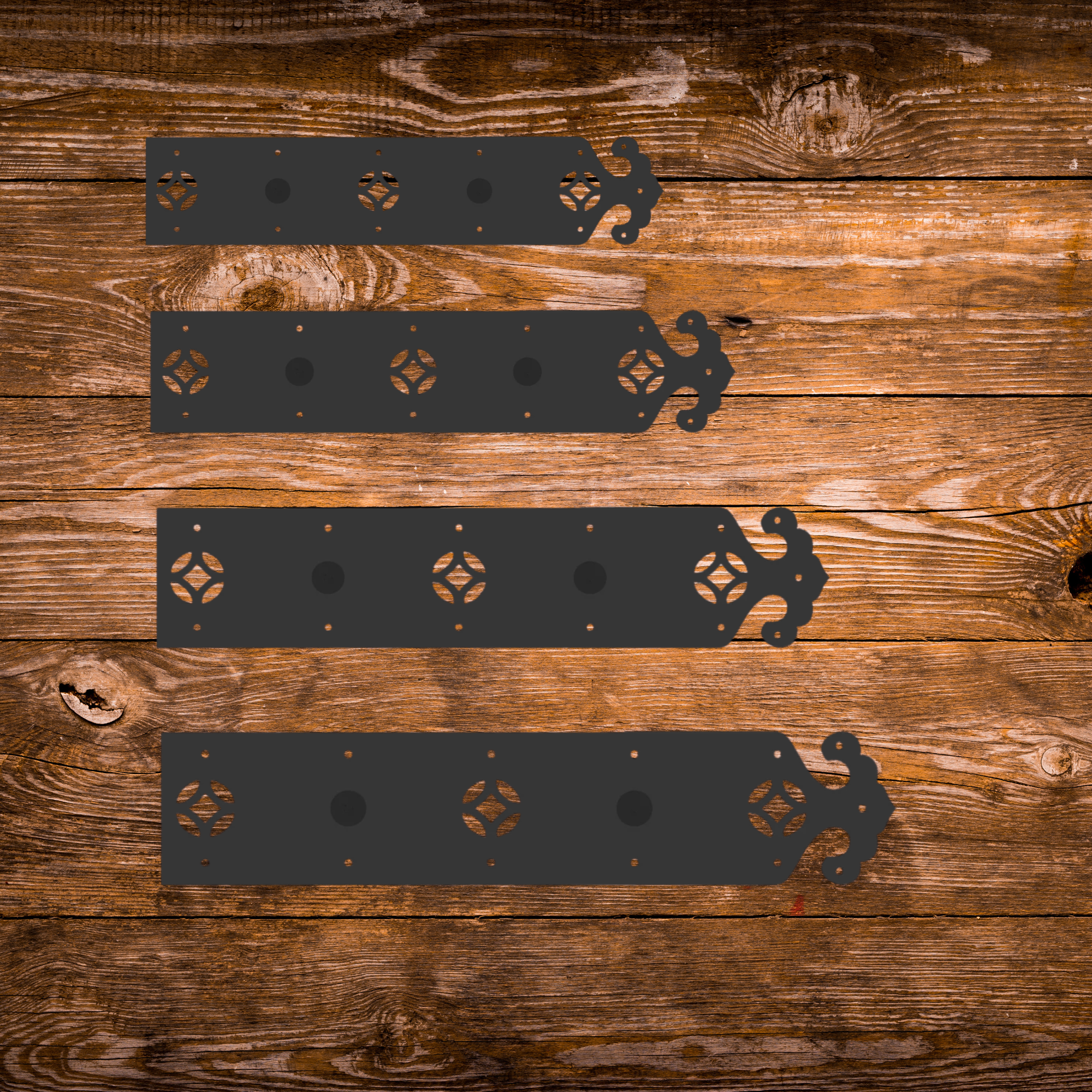 Isabelline Iron Faux Hinge Strap