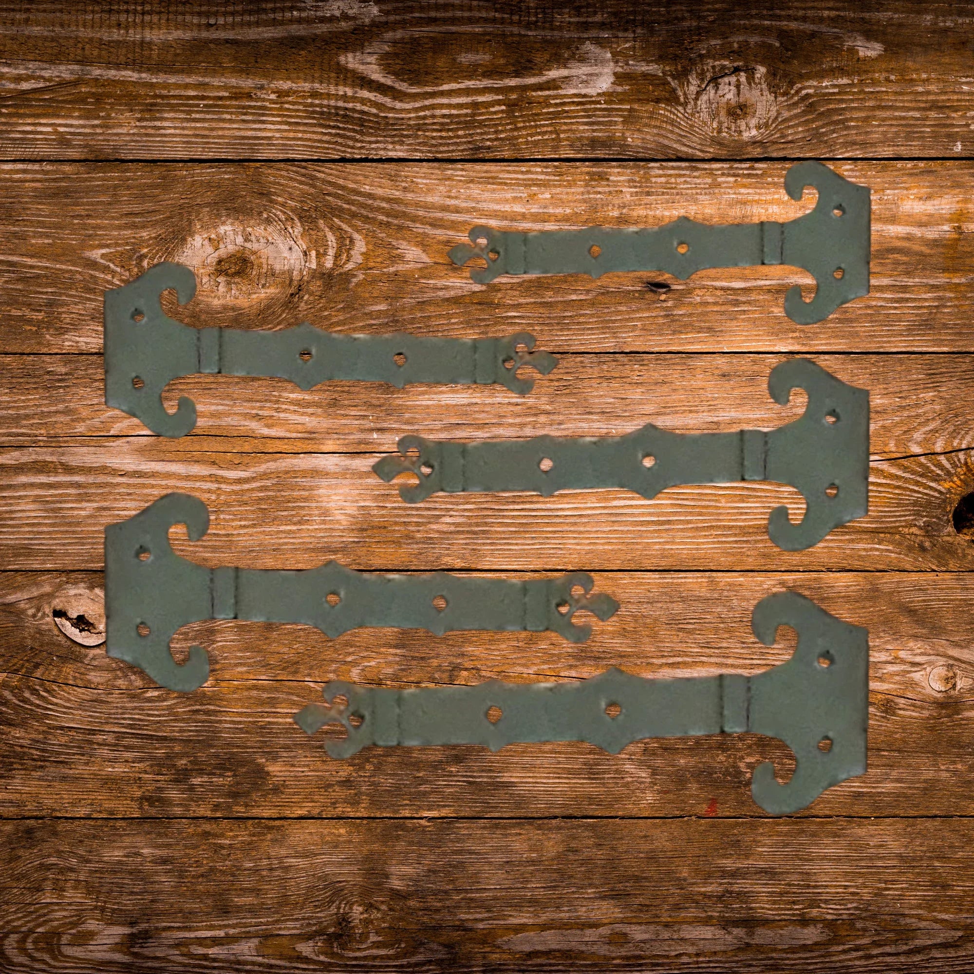 Baroque Iron Faux Hinge Strap - Old West Iron