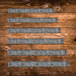 Plain Straight Iron Faux Hinge Strap