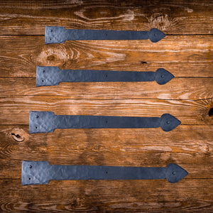 Tudor Wrought Iron Faux Hinge Strap - Old West Iron