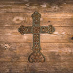 Ornate Iron Cross - Old West Iron