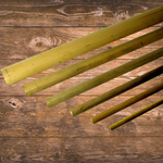 Solid Back Half Oval Brass Trim