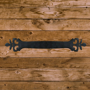 Roman Acanthus Iron Straight Plate - Old West Iron