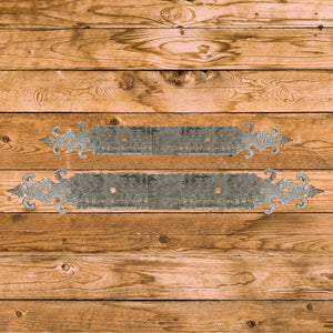 Romanesque Iron Straight Plate - Old West Iron