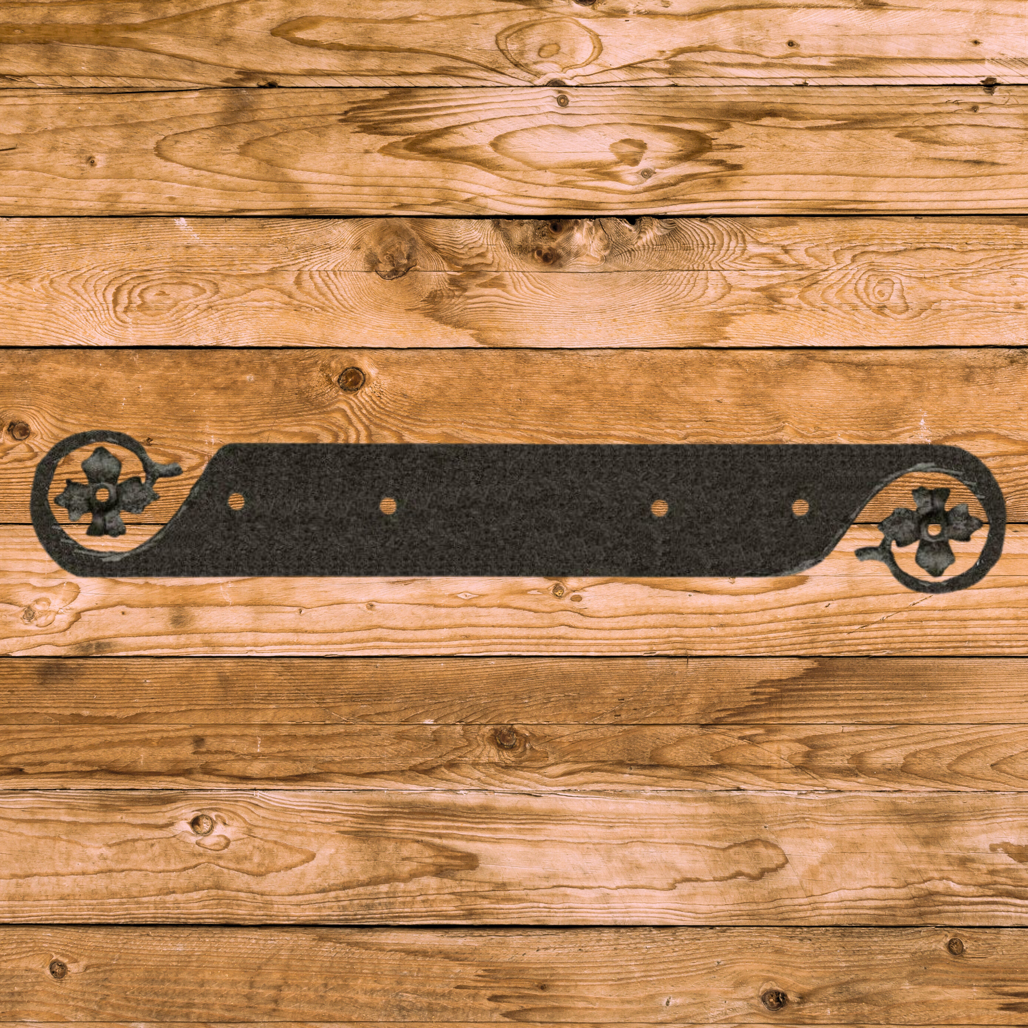 Finnish Folk Ironwork Straight Plate