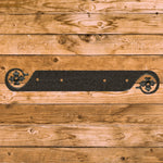 Finnish Folk Ironwork Straight Plate - Old West Iron