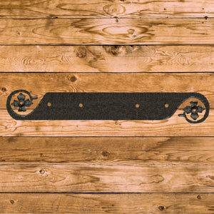 Finnish Folk Ironwork Straight Plate - Old West Iron
