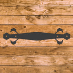 German Castle Iron Straight Plate - Old West Iron
