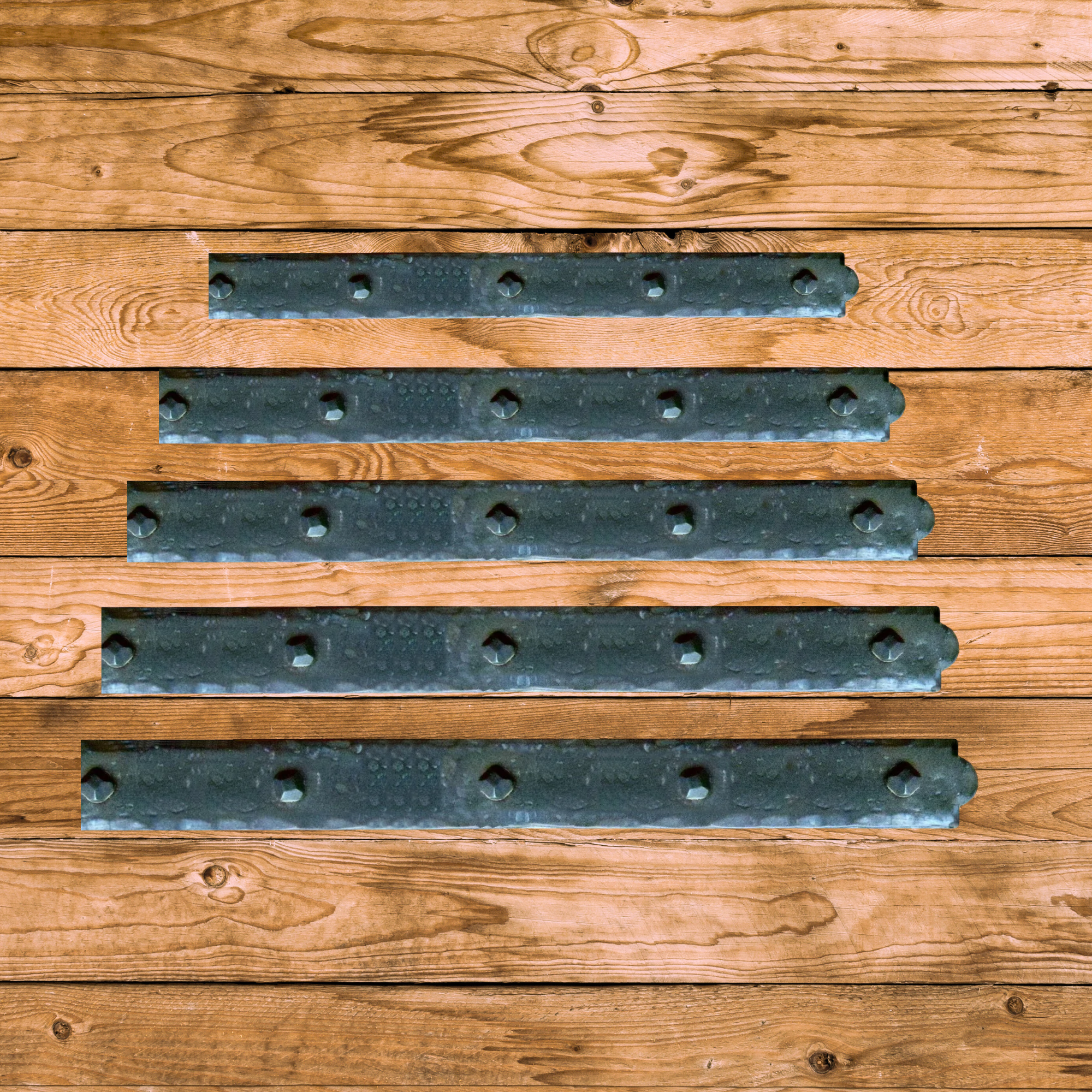 Colonial Iron Faux Hinge Strap