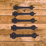 French Country Revival Iron Faux Hinge Strap