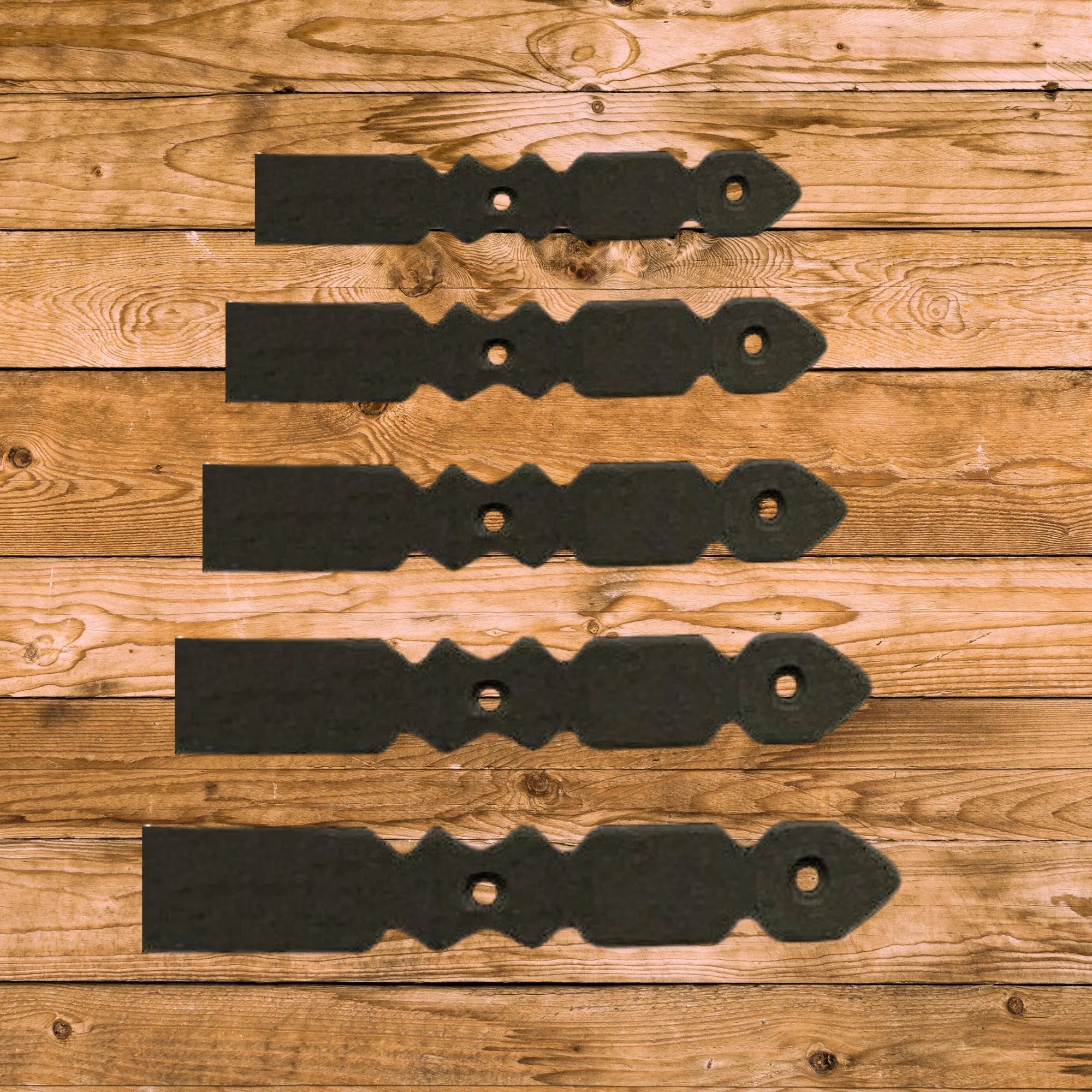Art Deco Iron Faux Hinge Strap - Old West Iron