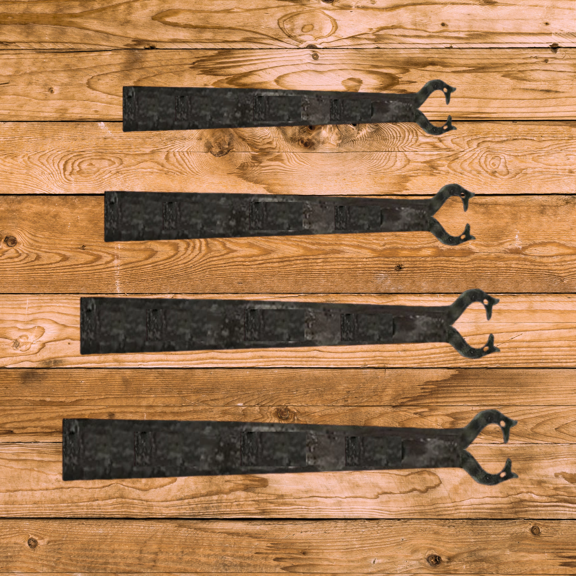 Viking Folk Wrought Iron Faux Hinge Strap