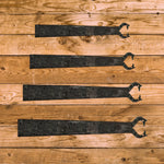 Viking Folk Wrought Iron Faux Hinge Strap - Old West Iron