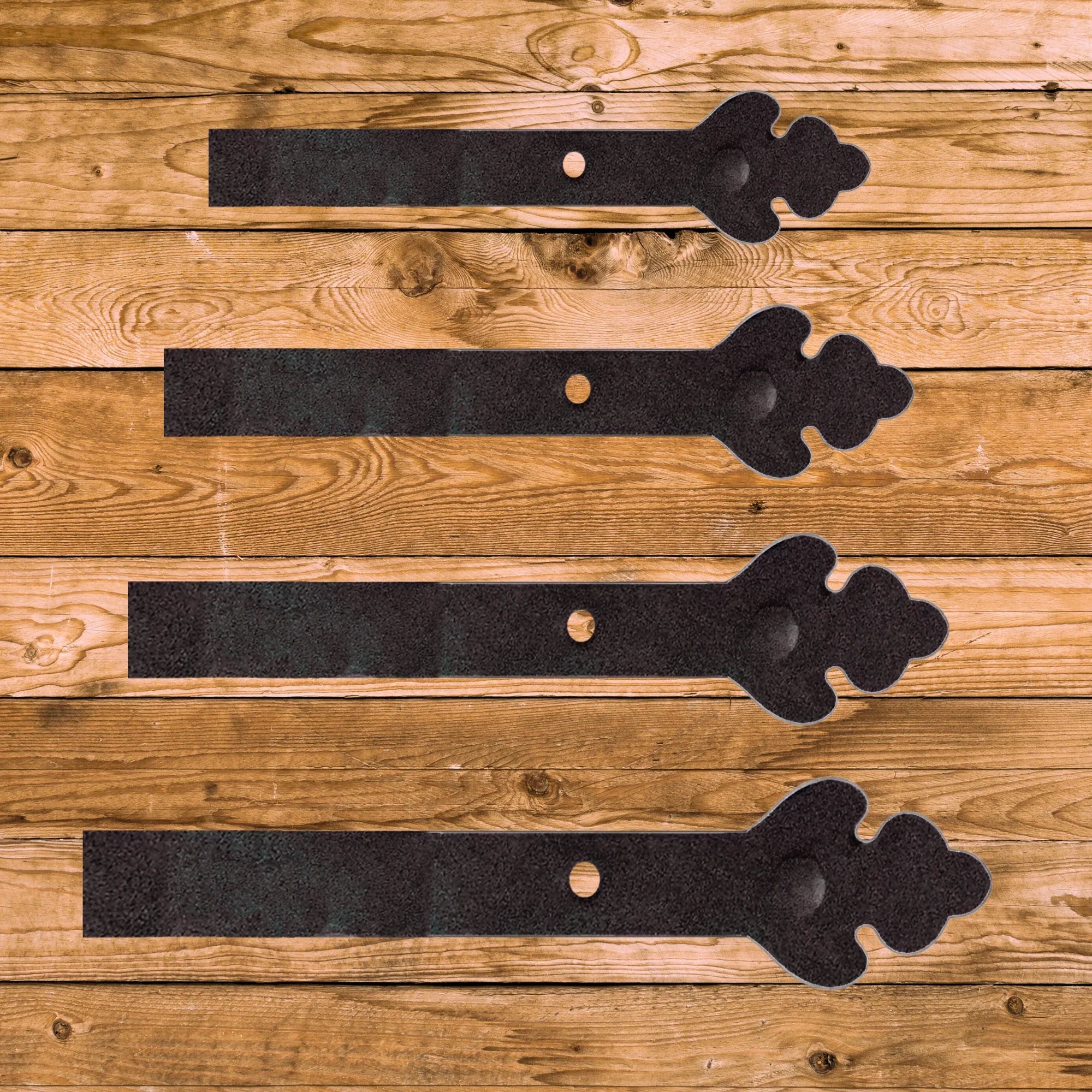 Mediterranean Wrought Iron Faux Hinge Strap - Old West Iron