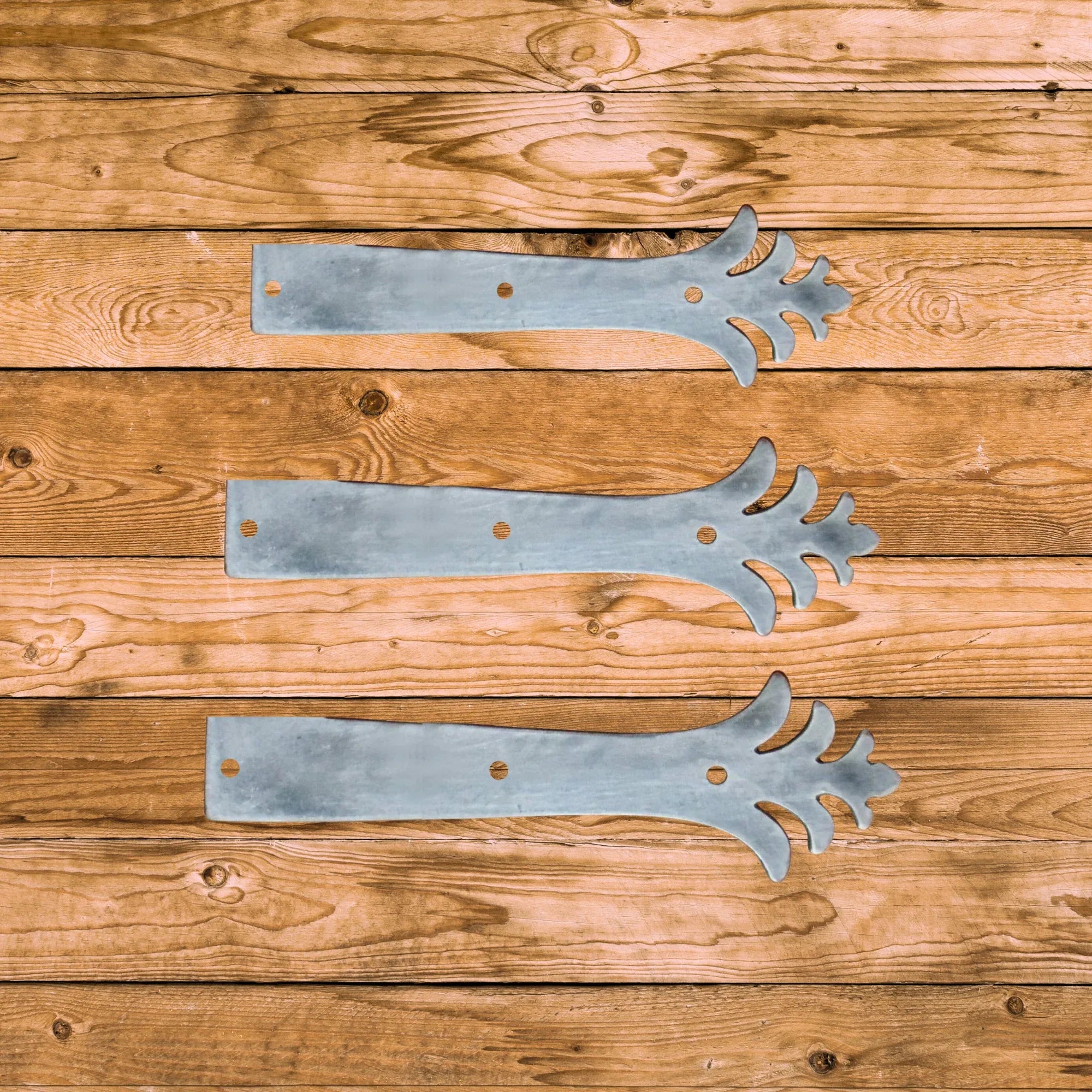 Greco-Persian Iron Faux Hinge Strap - Old West Iron