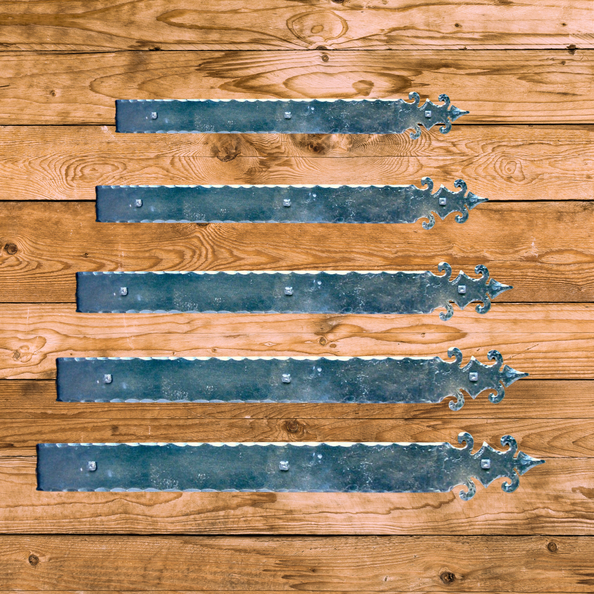 Correa de imitación de bisagra de hierro forjado románico