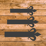 Spanish Mission Wrought Iron Faux Hinge Strap - Old West Iron
