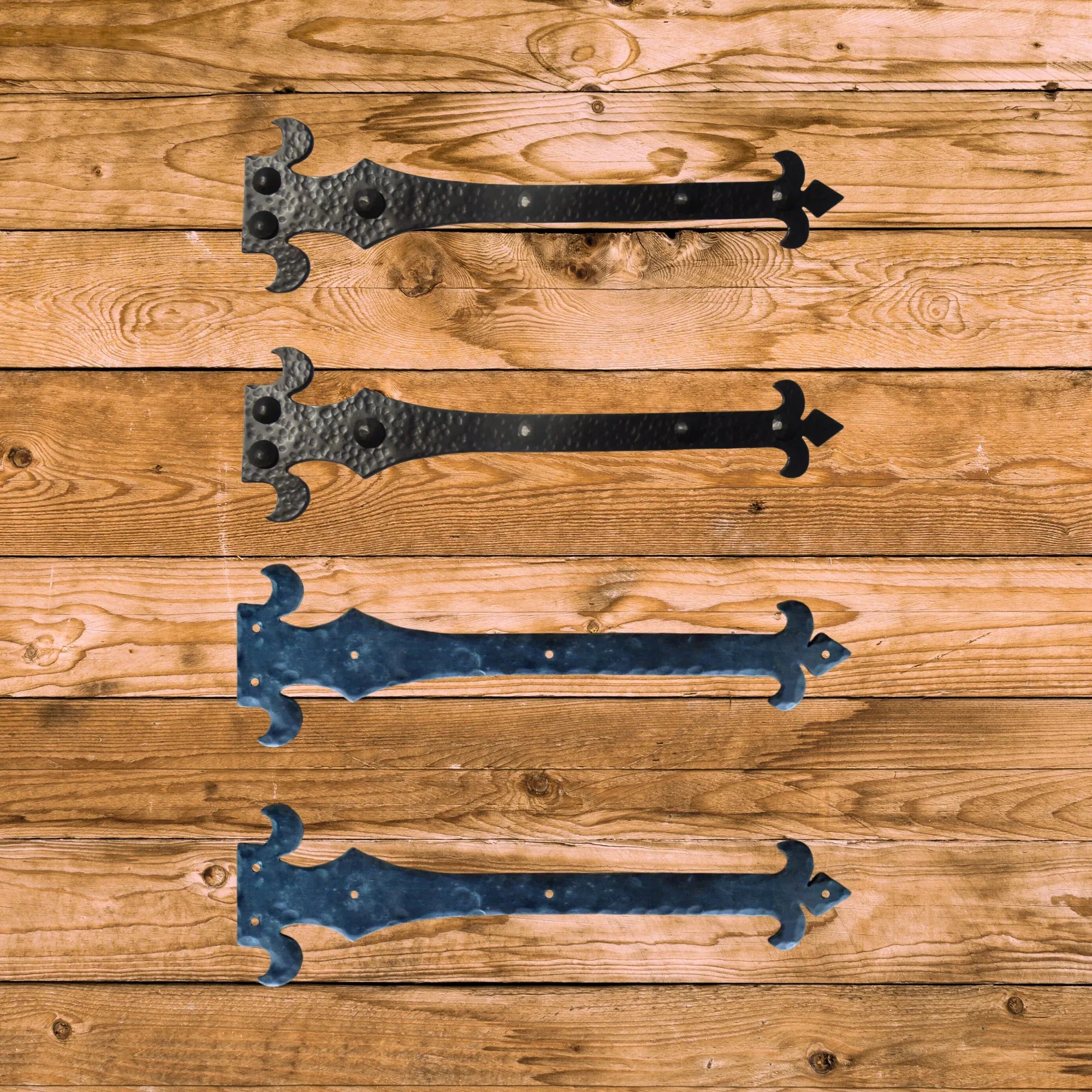 French Empire Iron Faux Hinge Strap - Old West Iron