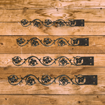 Finnish Folk Ironwork Faux Hinge Strap