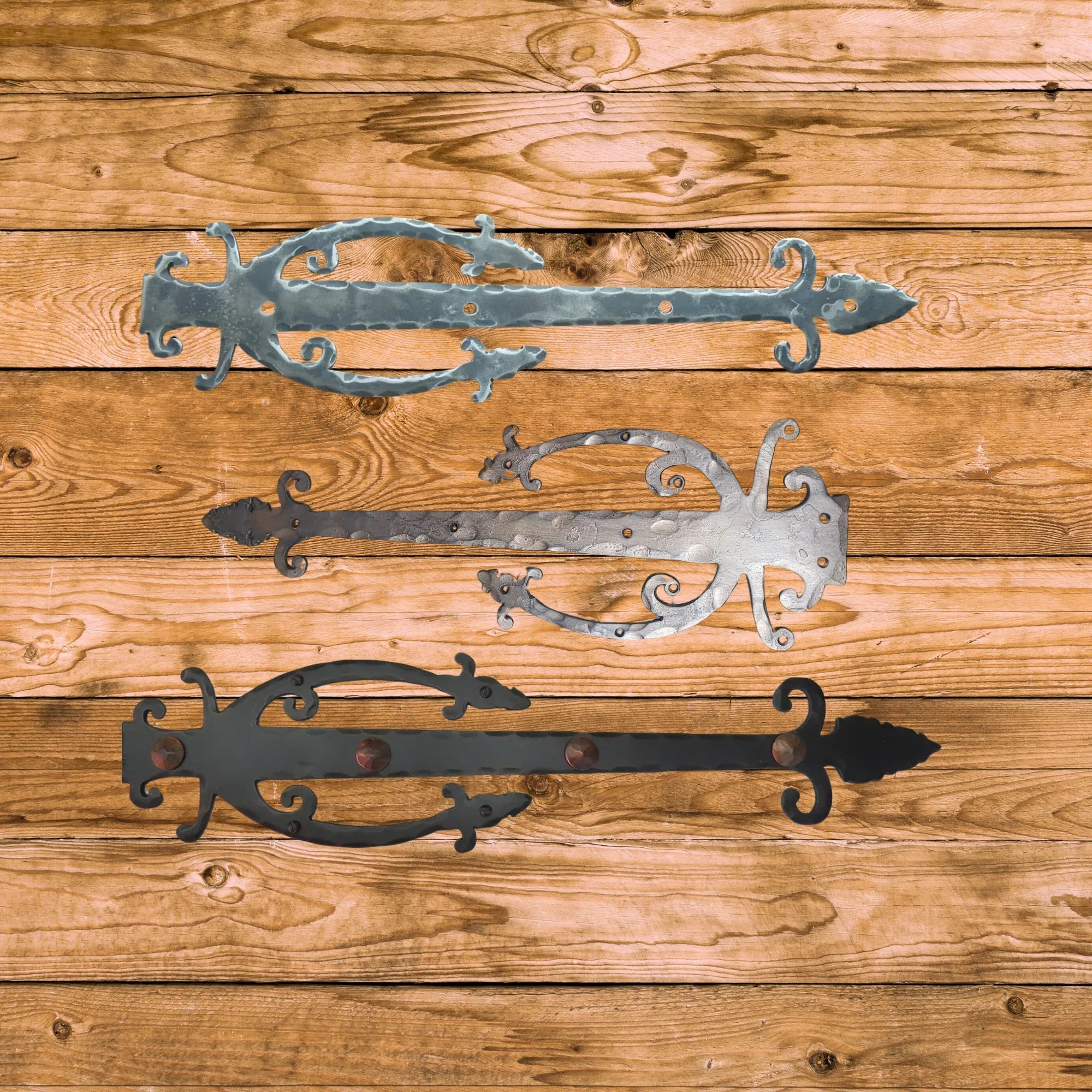 Medieval Iron Faux Hinge Strap - Old West Iron