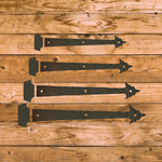 Early American Iron Functioning Hinge Strap