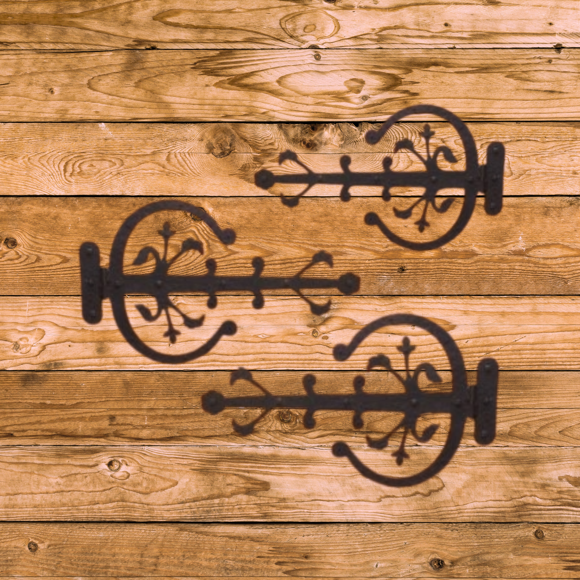 Sangle de charnière de fonctionnement en fer de château allemand