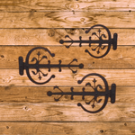 Correa de bisagra de funcionamiento de hierro castillo alemán