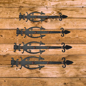 Medieval Wrought Iron Functioning Hinge Strap - Old West Iron