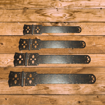 Shabby Chic Wrought Iron Functioning Hinge Strap