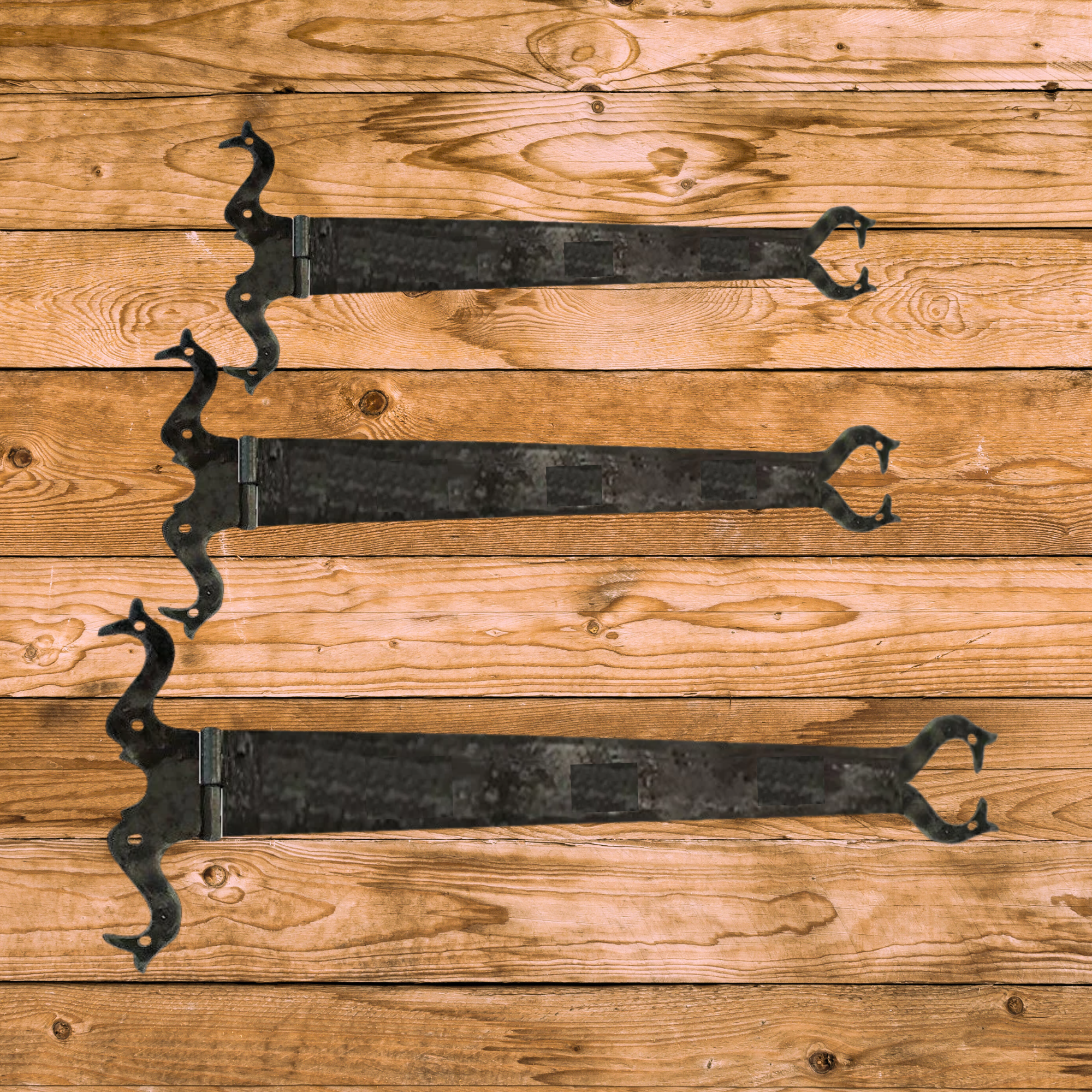 Sangle de charnière en fer forgé Viking Folk