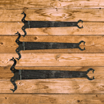 Viking Folk Wrought Iron Functioning Hinge Strap