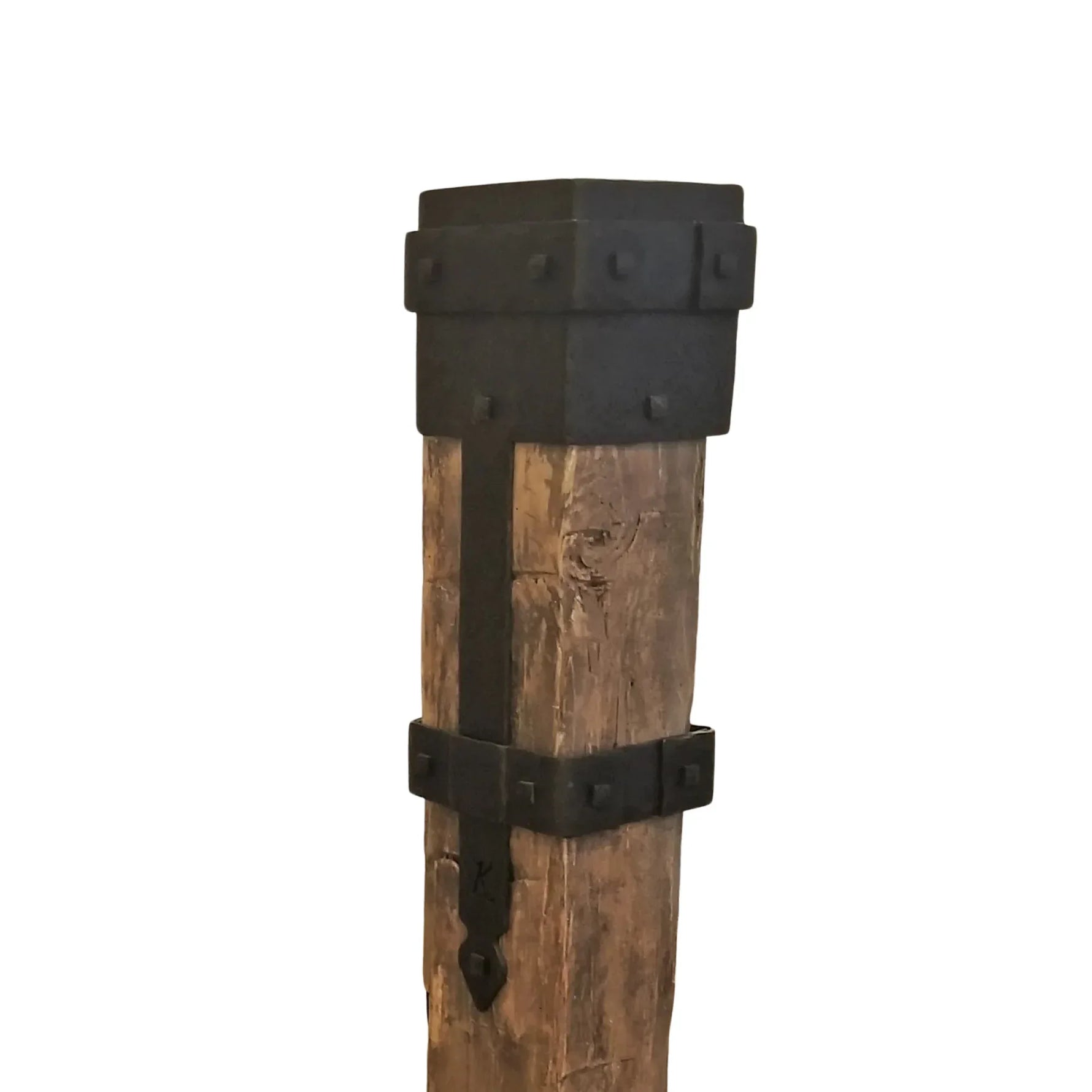 Rustic Iron Post Cap - Old West Iron