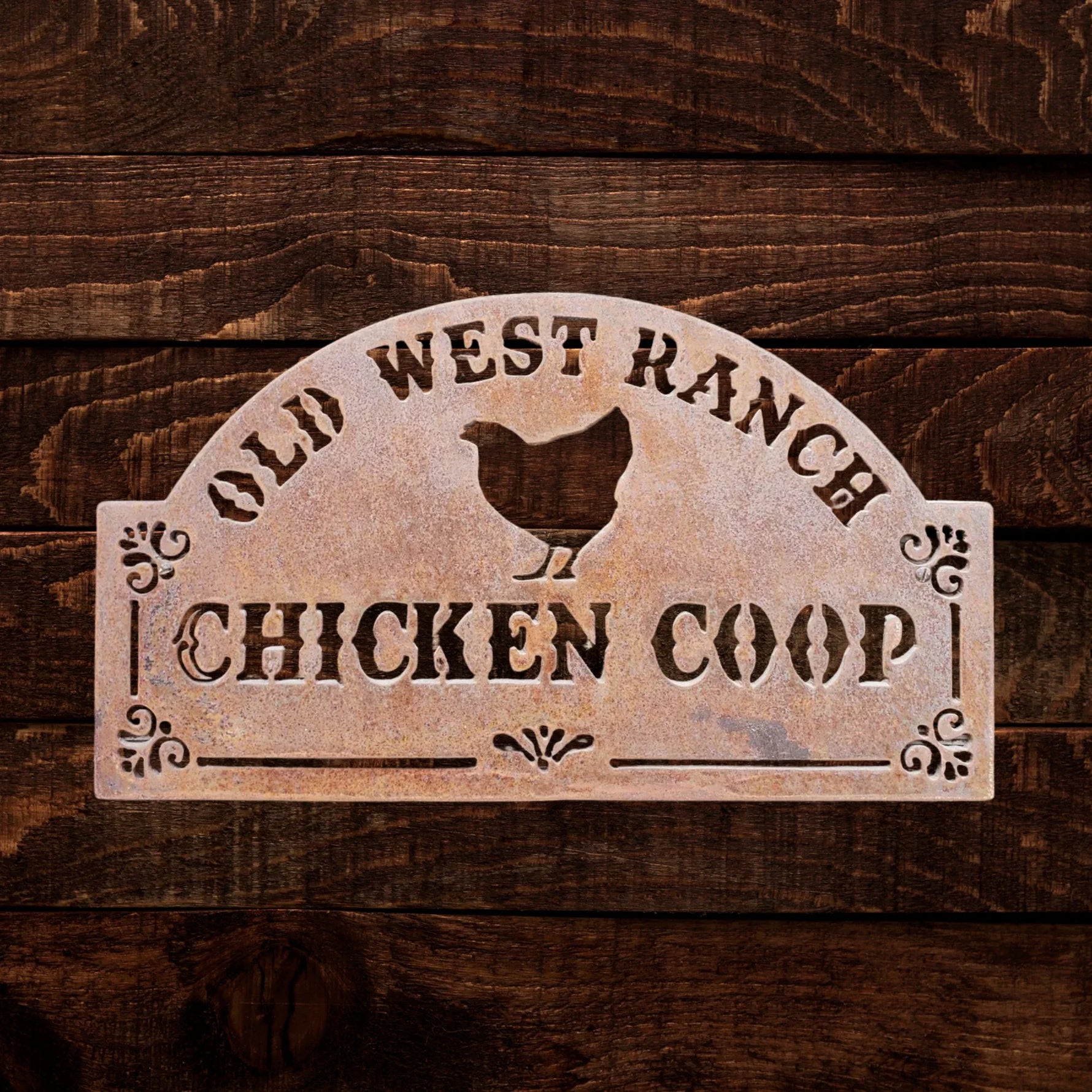 Chicken Coop Sign - Old West Iron