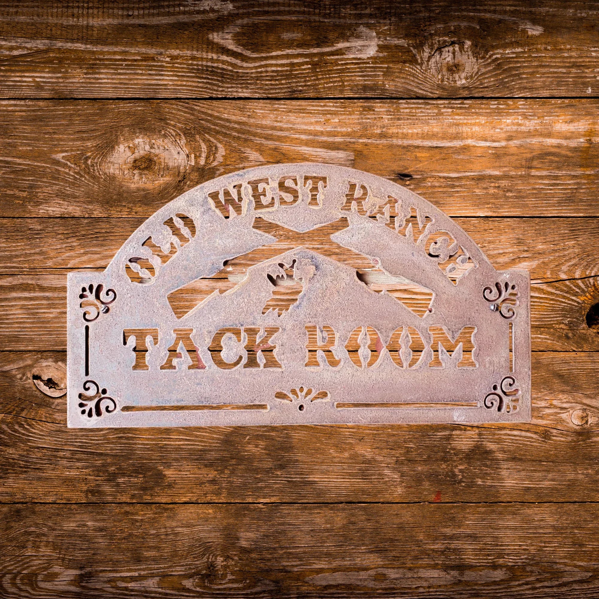 Tack Room Sign - Old West Iron