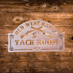Tack Room Sign - Old West Iron