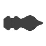 Cottage Iron Hinge - Old West Iron