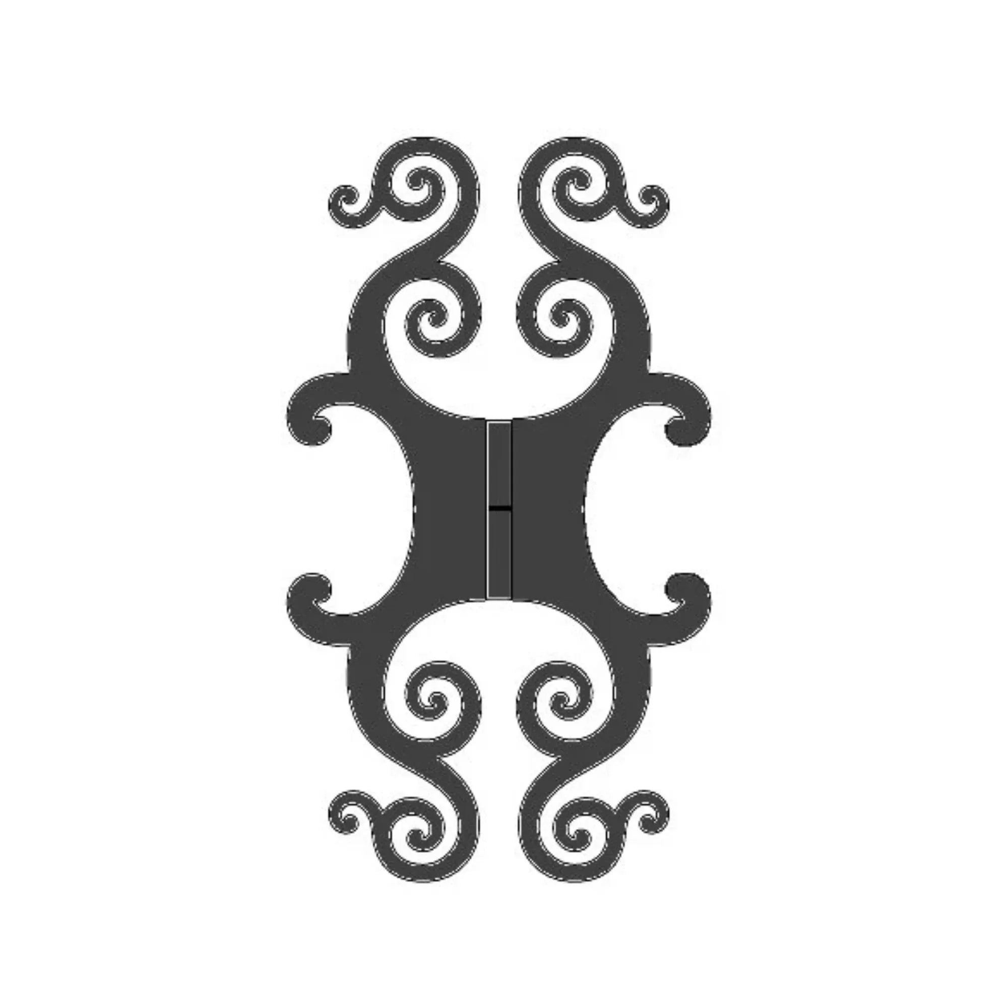 Neo-Classical Iron Hinge - Old West Iron