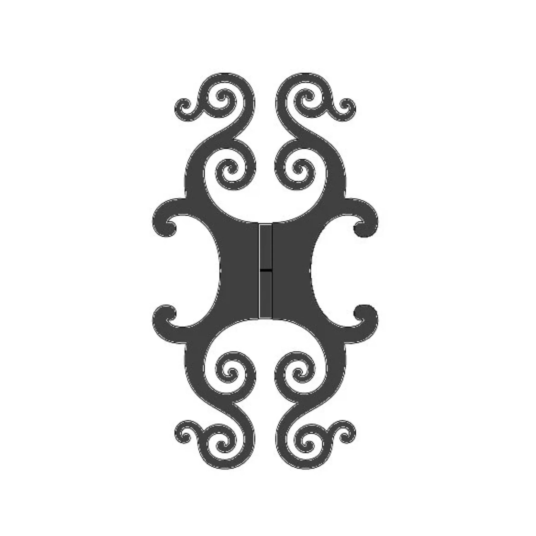 Neo-Classical Iron Hinge - Old West Iron