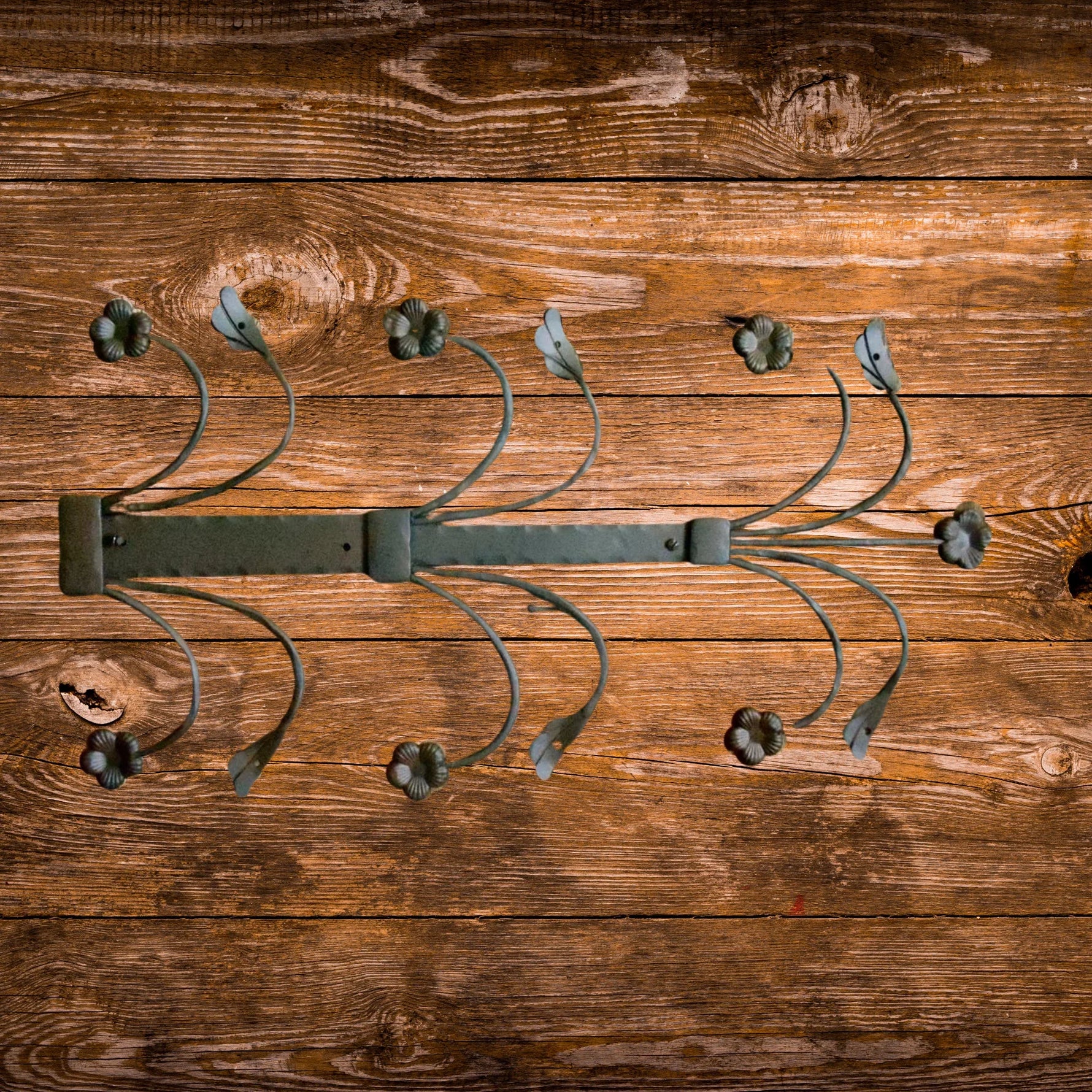 XL 14th Century Wrought Iron Faux Hinge Strap - Old West Iron