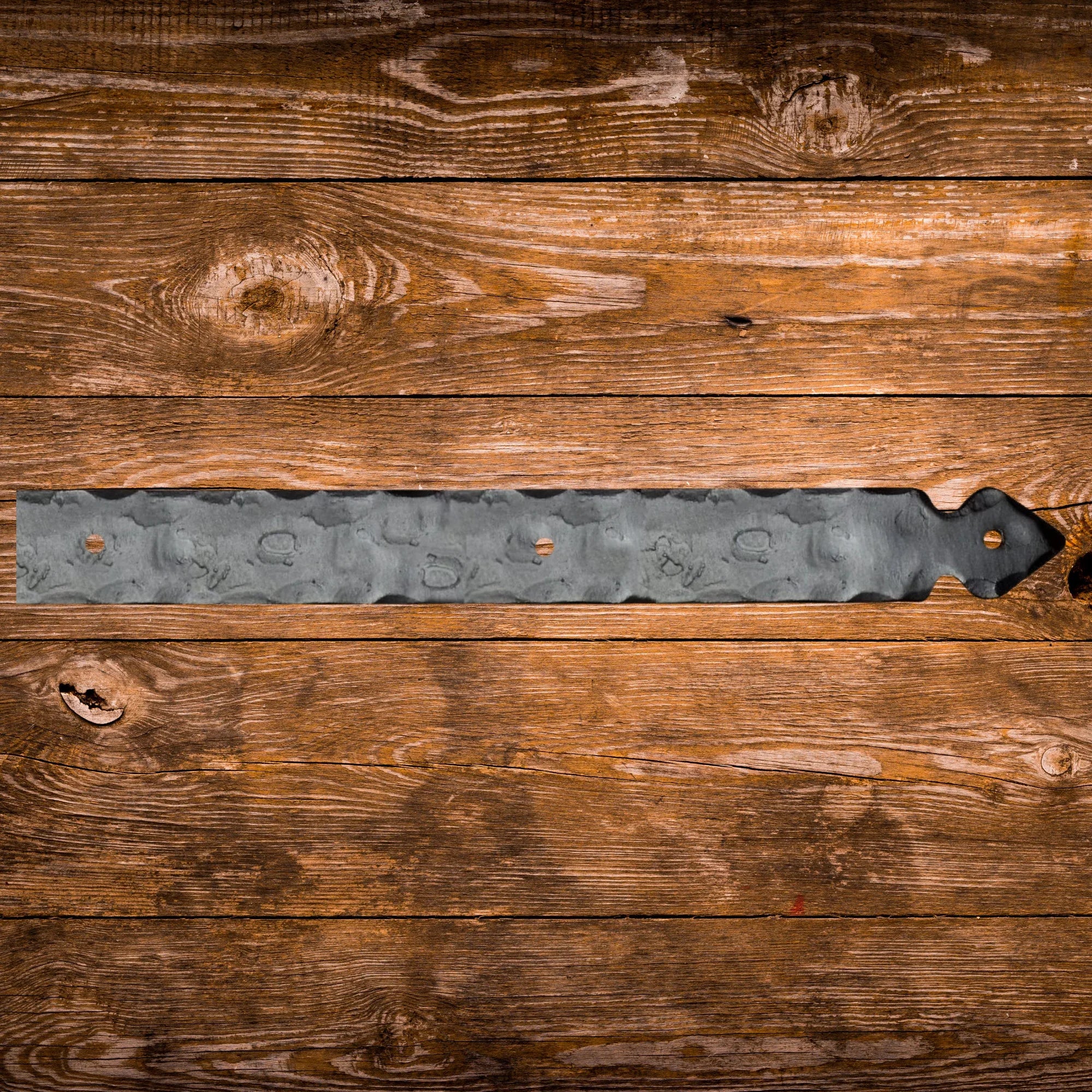 Sangle de charnière en faux fer forgé rustique XL