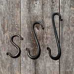 Crochets de pot forgés à la main, crochets en S
