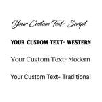 Custom Entry Sign - Rectangular