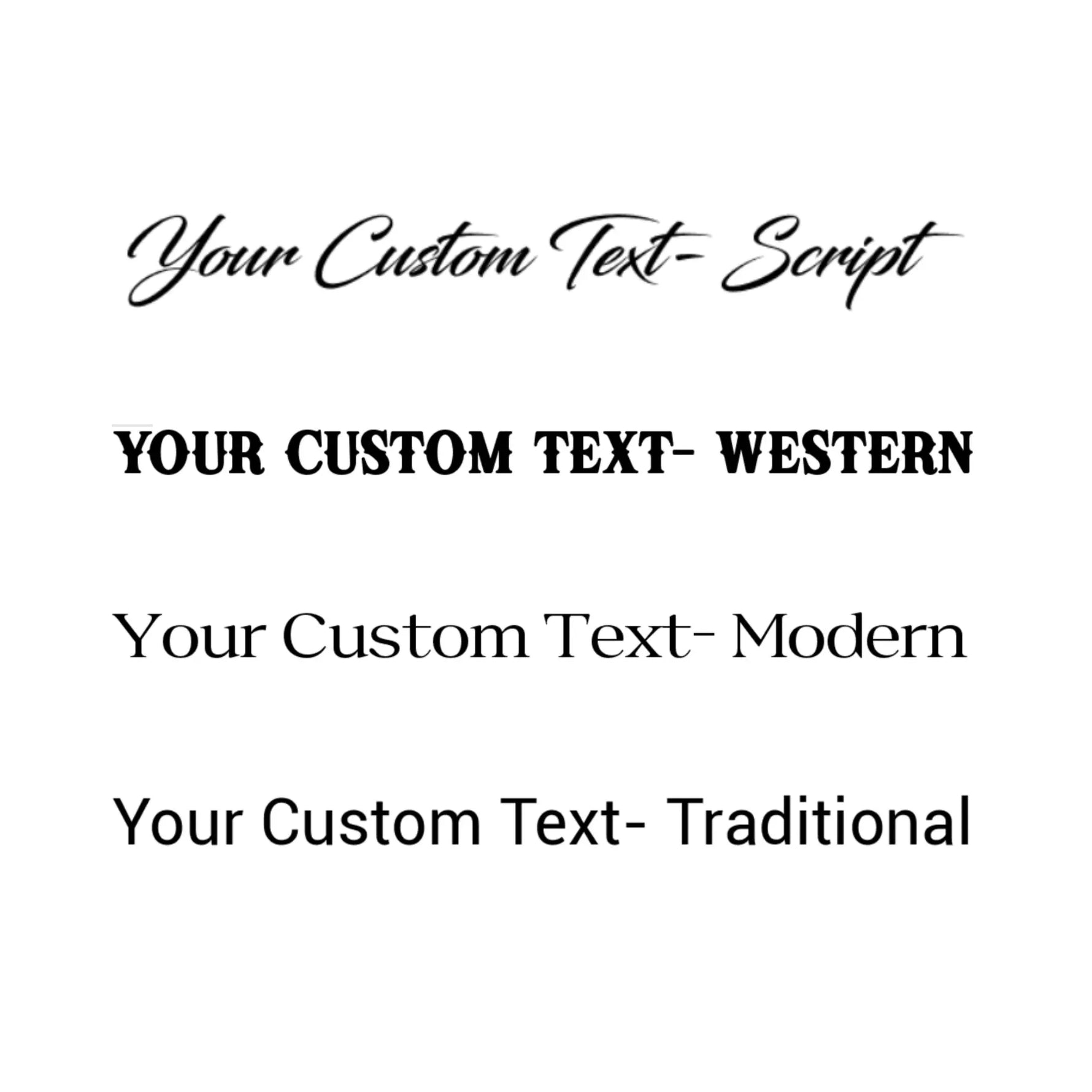 Custom Entry Sign - Rectangular