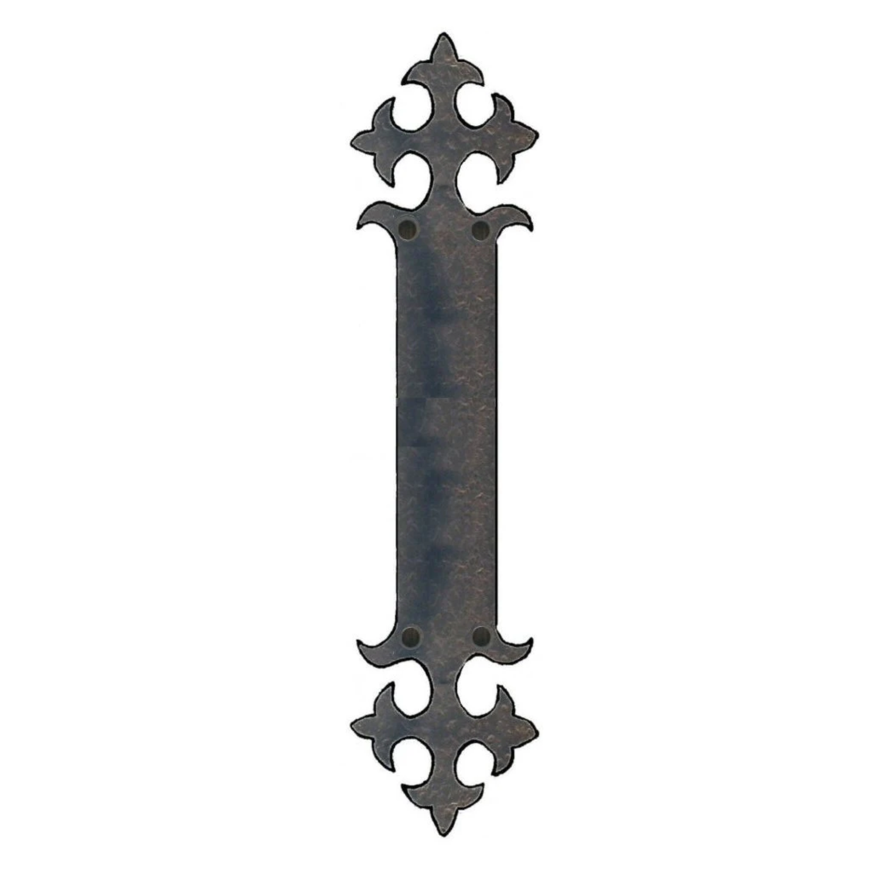 Portuguese Gothic Iron Push Plate