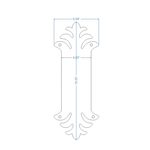 Greco-Persian Iron Push Plate