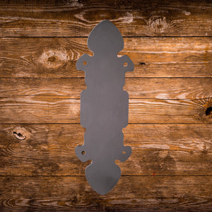 Spanish Cathedral Iron Push Plate - Old West Iron