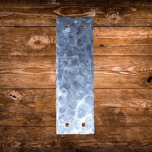 Plain Straight Iron Push Plate - Old West Iron